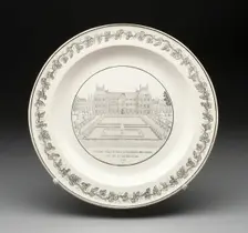 Plate, Creil, 1800/50. Creator: Creil Pottery