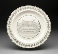 Plate, Creil, 1800/50. Creator: Creil Pottery