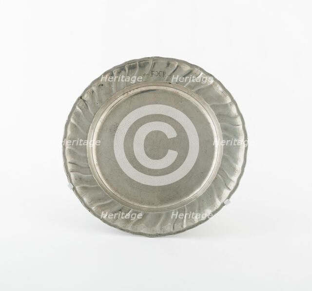 Plate, Czech Republic, c. 1777. Creator: Joseph Heilingotter IV.