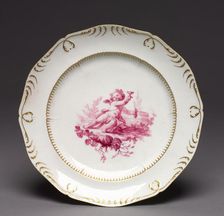 Plate (Assiette à cordonnet), 1752. Creator: Sèvres Porcelain Manufactory (French, est. 1740)