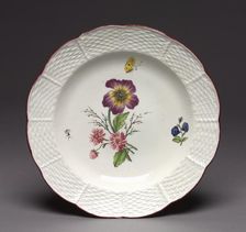 Plate (Assiette), c. 1757-60. Creator: Chantilly Porcelain Factory (French)