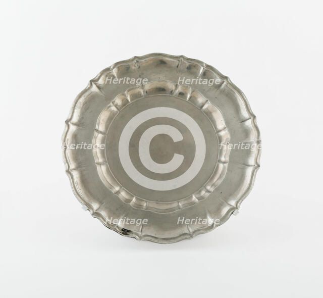 Plate, Austria, c. 1745. Creator: Anton Singer.