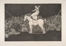 Plate B from the Disparates':Punctual Folly, ca. 1816-23 (published before 1877). Creator: Francisco Goya