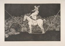 Plate B from the Disparates':Punctual Folly, ca. 1816-23 (published before 1877). Creator: Francisco Goya