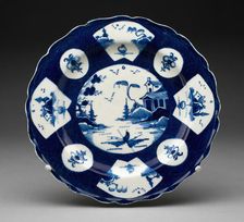 Plate, Bow, 1755/65. Creator: Bow Porcelain Factory