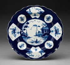 Plate, Bow, 1755/65. Creator: Bow Porcelain Factory