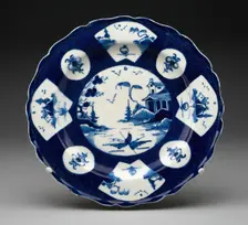 Plate, Bow, 1755/65. Creator: Bow Porcelain Factory