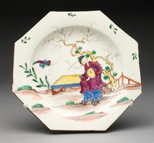 Plate, Bow, 1760/70. Creator: Bow Porcelain Factory