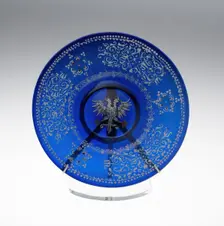 Plate, Bohemia, Early 17th century. Creator: Bohemia Glass