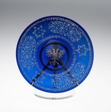 Plate, Bohemia, Early 17th century. Creator: Bohemia Glass