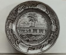Plate - "Baltimore and Ohio Railroad", c. 1936. Creator: Helmut Hiatt