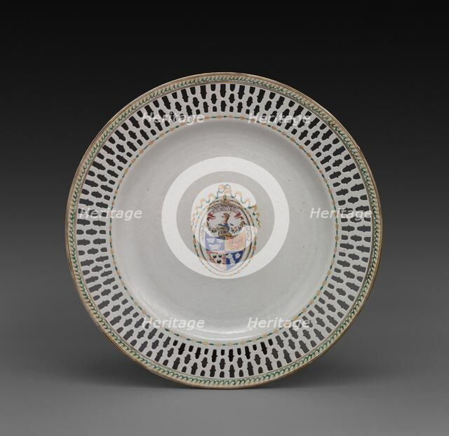 Plate, before 1785. Creator: Unknown.