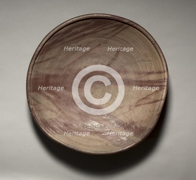Plate: Bizen Ware, late 16th Century. Creator: Unknown.