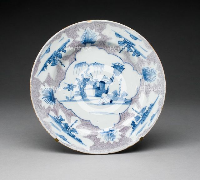 Plate, Bristol, c. 1750. Creator: Unknown.