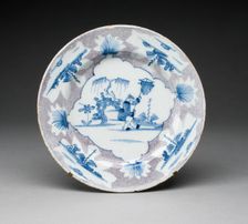 Plate, Bristol, c. 1750. Creator: Unknown