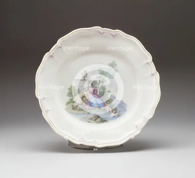 Plate, Buen Retiro, c. 1765. Creator: Buen Retiro Porcelain Factory.