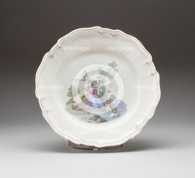 Plate, Buen Retiro, c. 1765. Creator: Buen Retiro Porcelain Factory.