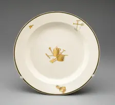 Plate, Burslem, c. 1775. Creator: Wedgwood