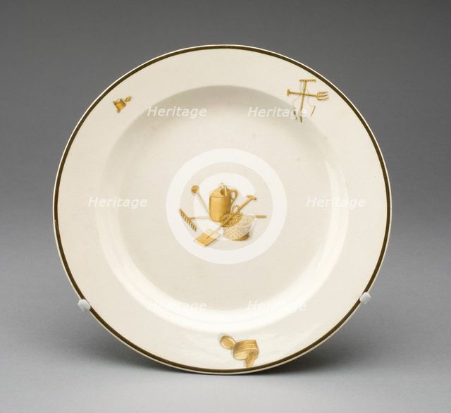 Plate, Burslem, c. 1775. Creator: Wedgwood.