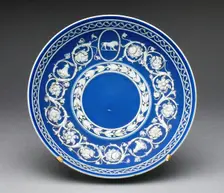 Plate, Burslem, c. 1780. Creator: Wedgwood