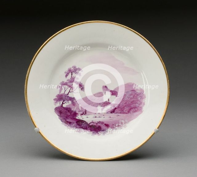 Plate, Burslem, c. 1820. Creator: Wedgwood.
