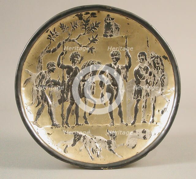 Plate, Byzantine, 19th century. Creator: Unknown.