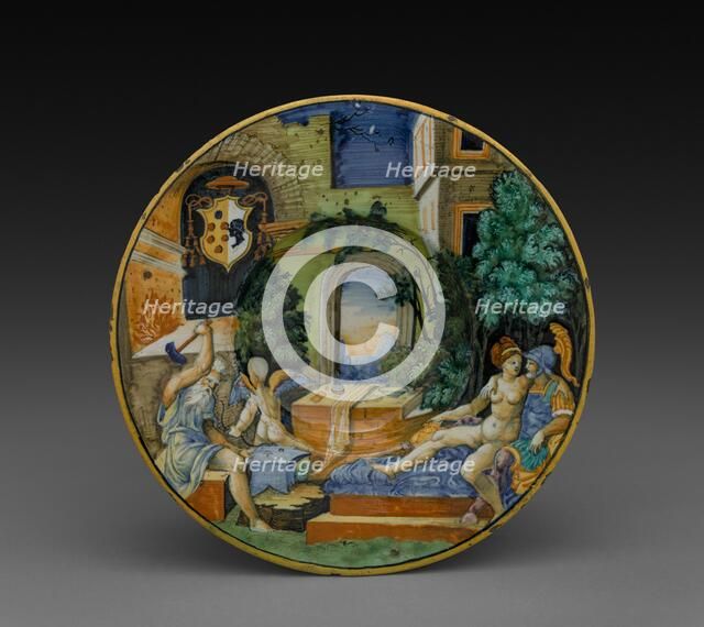 Plate, c. 1540-1544. Creator: Unknown.