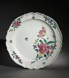 Plate, c. 1750-1770. Creator: Unknown