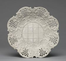 Plate, c. 1760. Creator: Staffordshire Factory (British)