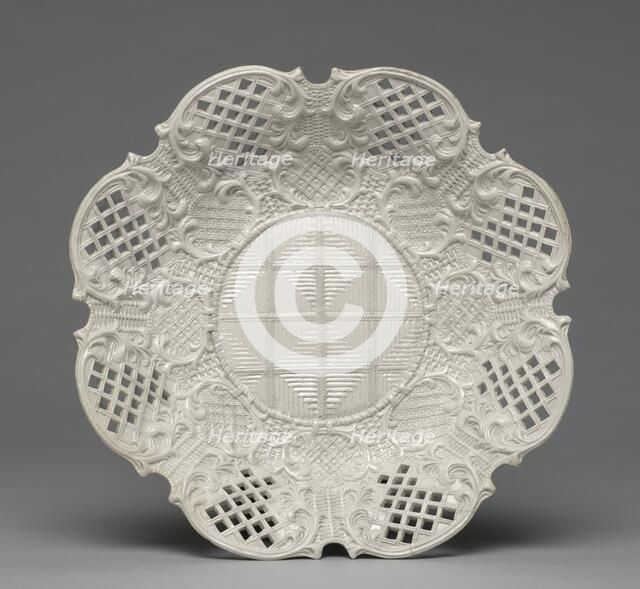 Plate, c. 1760. Creator: Staffordshire Factory (British).