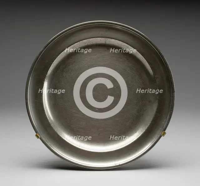Plate, c. 1789. Creator: Thomas Badger.