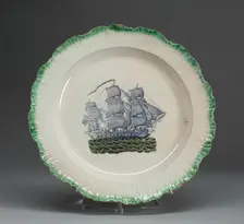 Plate, c. 1780/1810. Creator: Unknown