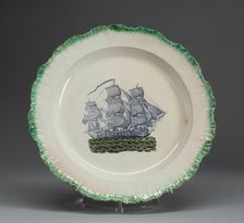 Plate, c. 1780/1810. Creator: Unknown