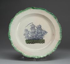 Plate, c. 1780/1810. Creator: Unknown