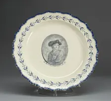 Plate, c. 1790. Creator: Unknown