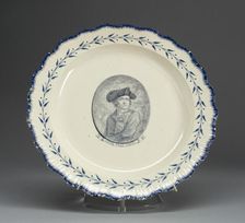 Plate, c. 1790. Creator: Unknown