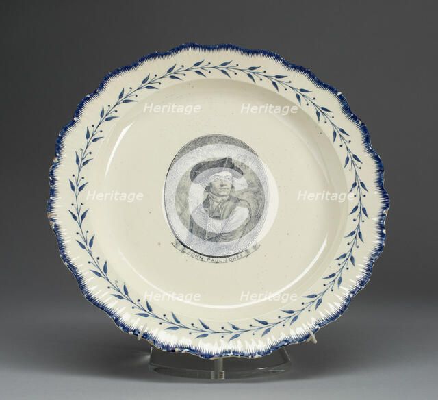 Plate, c. 1790. Creator: Unknown.