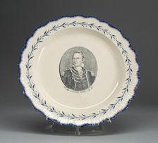 Plate, c. 1790. Creator: Unknown