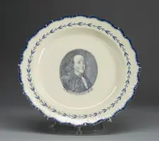 Plate, c. 1790. Creator: Unknown