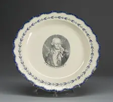 Plate, c. 1790. Creator: Unknown
