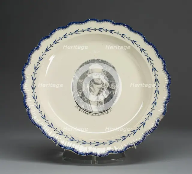 Plate, c. 1790. Creator: Unknown.