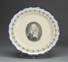 Plate, c. 1790. Creator: Unknown
