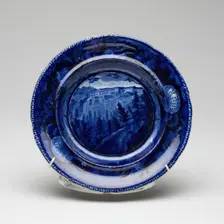 Plate, c. 1825. Creator: Unknown