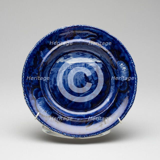 Plate, c. 1825. Creator: Unknown.