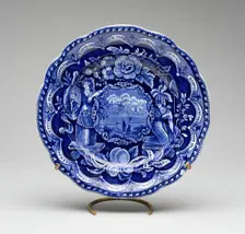 Plate, c. 1826. Creator: James and Ralph Clews