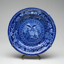 Plate, c. 1829. Creator: Unknown