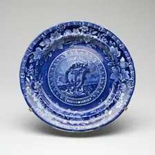 Plate, c. 1829. Creator: Unknown