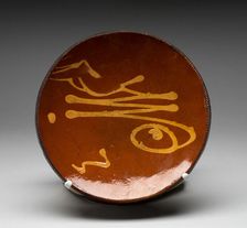 Plate, c. 1840. Creator: Unknown