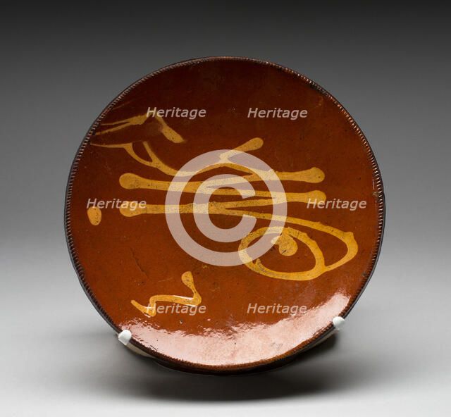 Plate, c. 1840. Creator: Unknown.