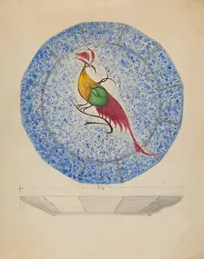 Plate, c. 1936. Creator: Albert Eyth